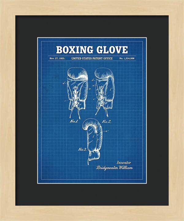 Boxing Glove Blueprint Patent Us1534906a