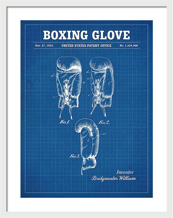 Boxing Glove Blueprint Patent Us1534906a
