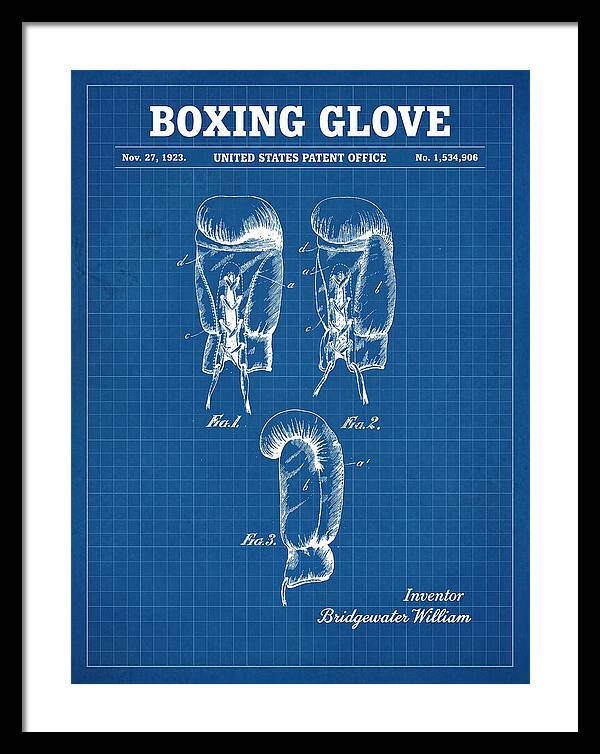 Boxing Glove Blueprint Patent Us1534906a