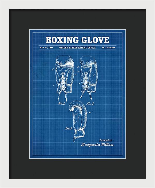 Boxing Glove Blueprint Patent Us1534906a