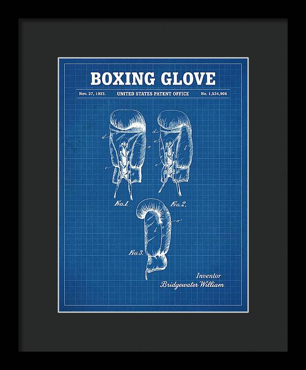 Boxing Glove Blueprint Patent Us1534906a