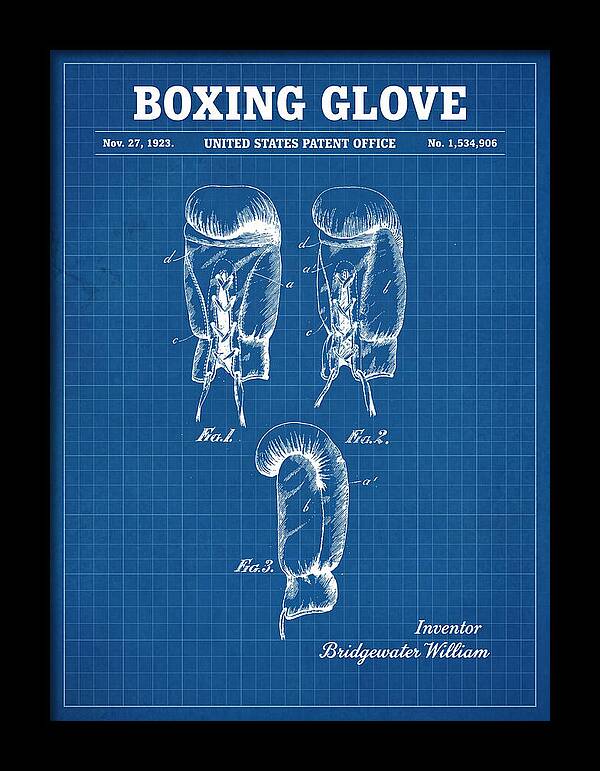 Boxing Glove Blueprint Patent Us1534906a