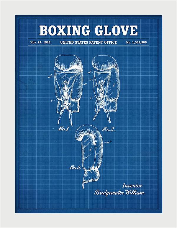 Boxing Glove Blueprint Patent Us1534906a