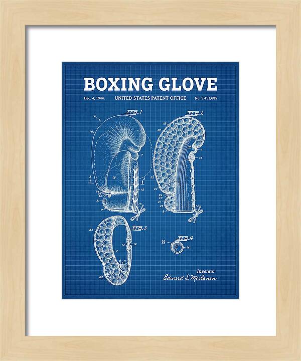 Boxing Glove Blueprint Patent Us2451685a