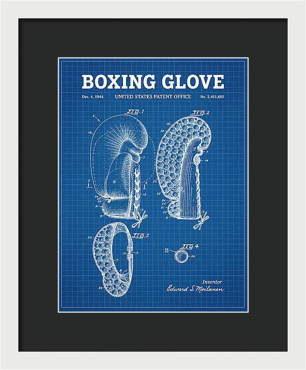 Boxing Glove Blueprint Patent Us2451685a
