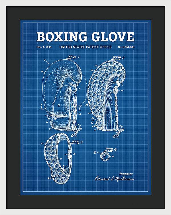 Boxing Glove Blueprint Patent Us2451685a