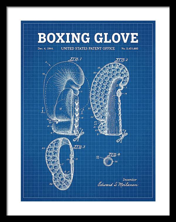 Boxing Glove Blueprint Patent Us2451685a
