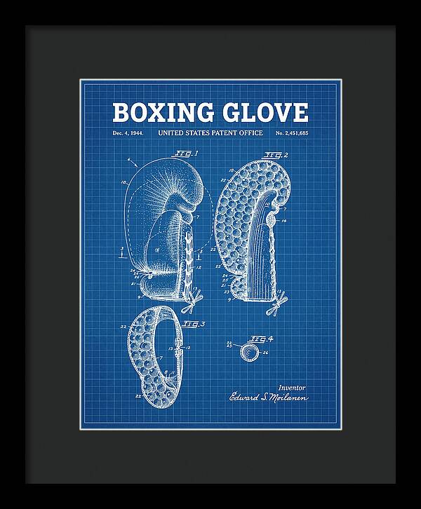 Boxing Glove Blueprint Patent Us2451685a