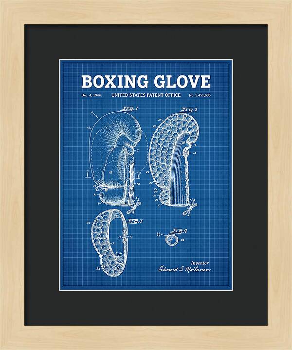 Boxing Glove Blueprint Patent Us2451685a