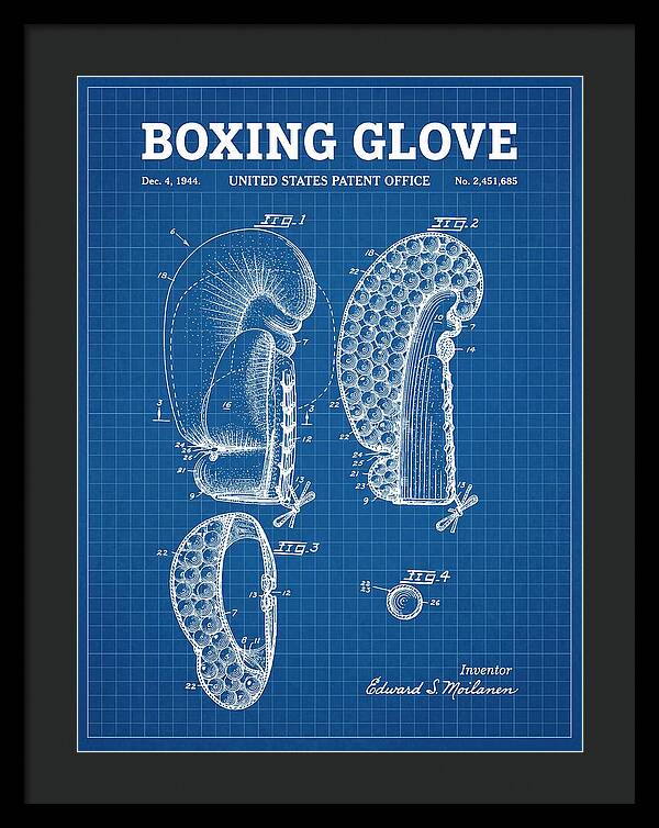 Boxing Glove Blueprint Patent Us2451685a