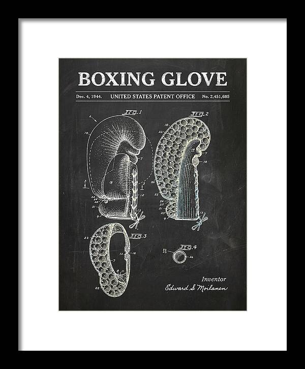 Boxing Glove Chalkboard Patent Us2451685a