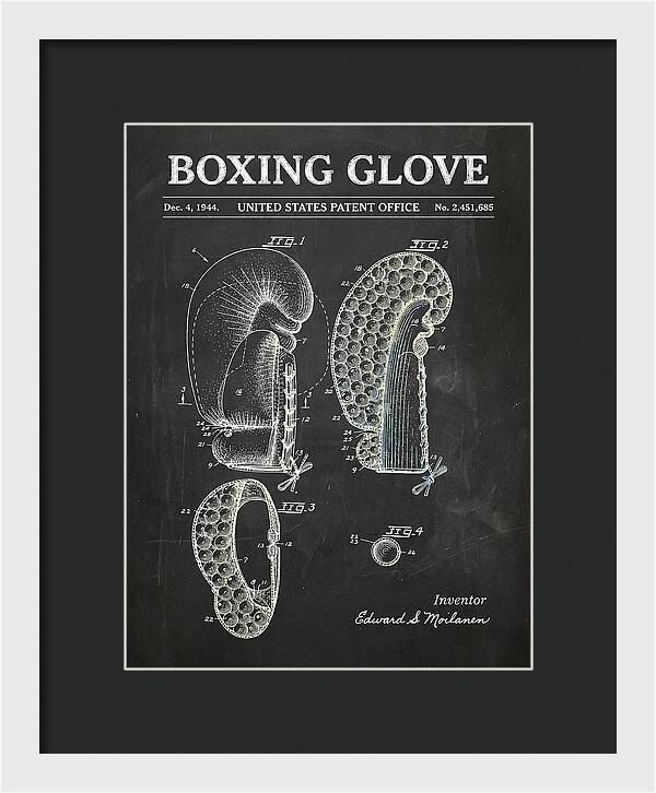 Boxing Glove Chalkboard Patent Us2451685a