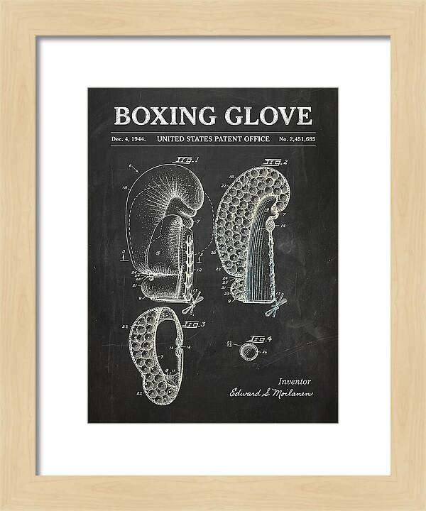 Boxing Glove Chalkboard Patent Us2451685a