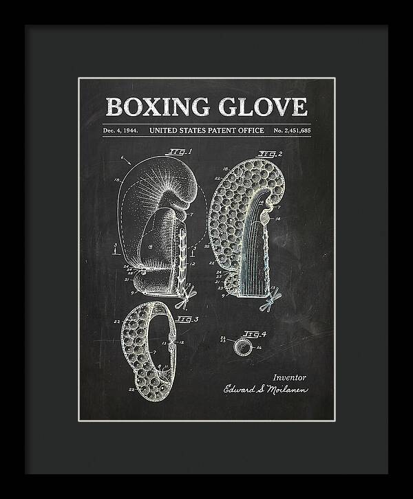 Boxing Glove Chalkboard Patent Us2451685a
