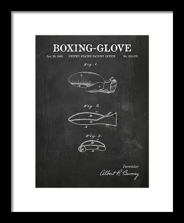 Boxing Glove Chalkboard Patent Us320972a