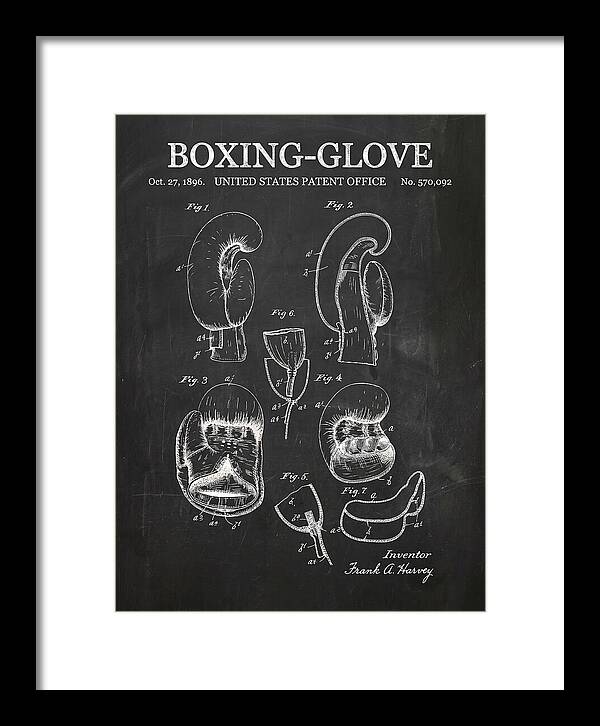 Boxing Glove Chalkboard Patent Us570092a
