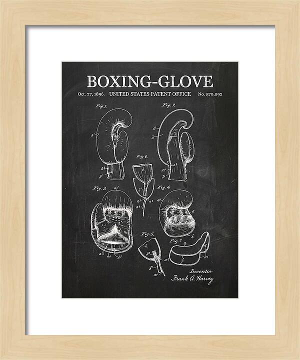 Boxing Glove Chalkboard Patent Us570092a