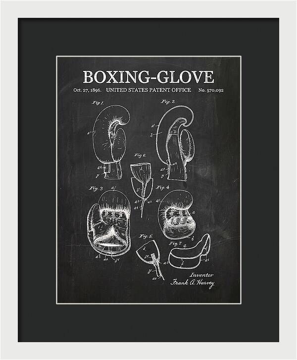 Boxing Glove Chalkboard Patent Us570092a