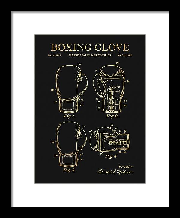 Boxing Glove Gold Patent Us2451685a