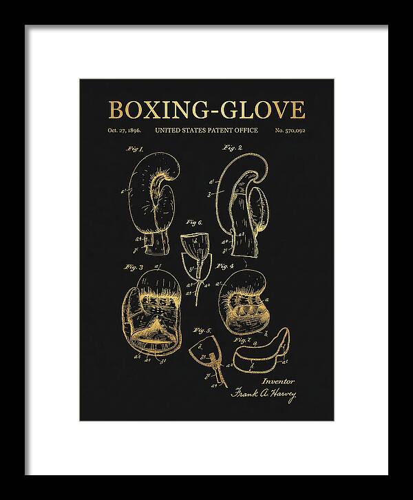Boxing Glove Gold Patent Us570092a