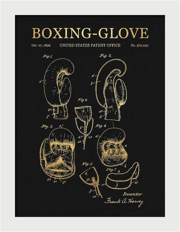 Boxing Glove Gold Patent Us570092a