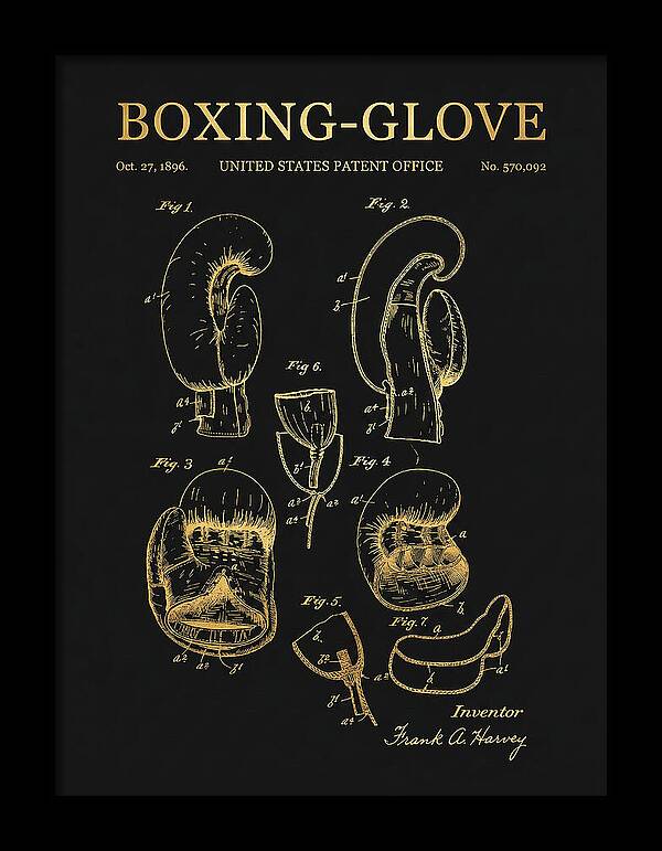 Boxing Glove Gold Patent Us570092a