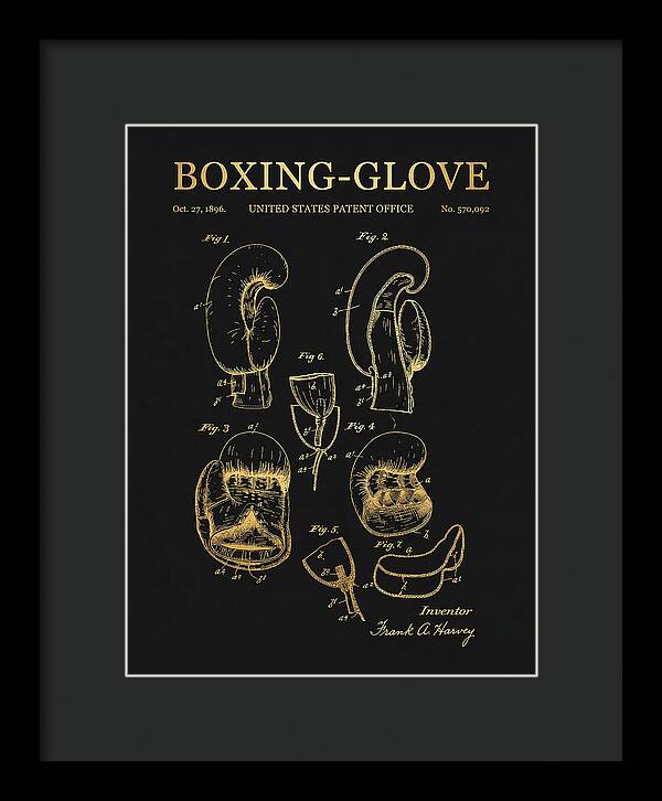 Boxing Glove Gold Patent Us570092a