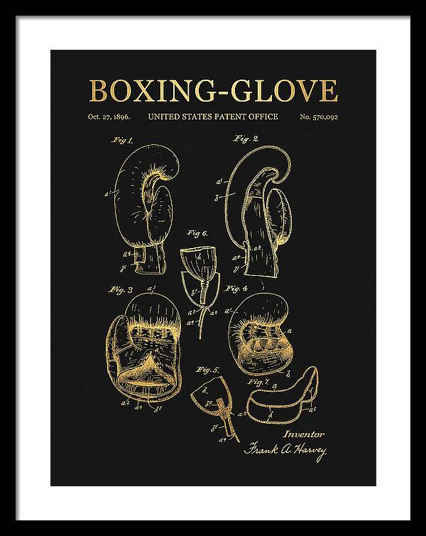 Boxing Glove Gold Patent Us570092a