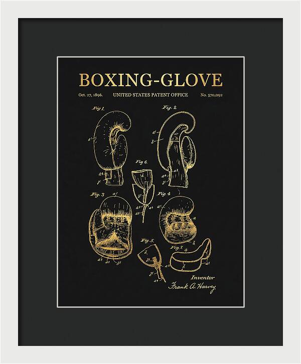 Boxing Glove Gold Patent Us570092a
