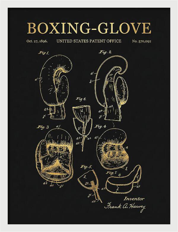Boxing Glove Gold Patent Us570092a