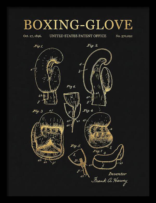 Boxing Glove Gold Patent Us570092a