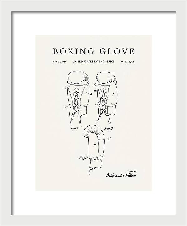 Boxing Glove Minimalist Patent Us1534906a