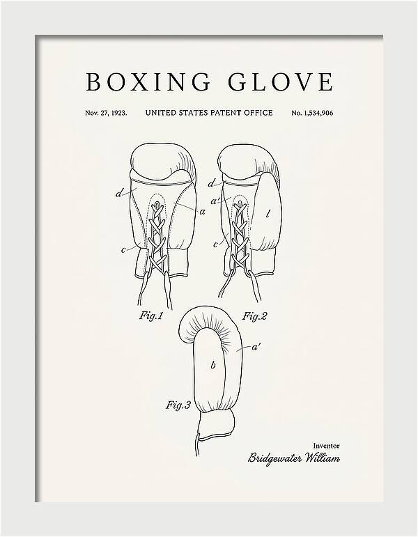 Boxing Glove Minimalist Patent Us1534906a