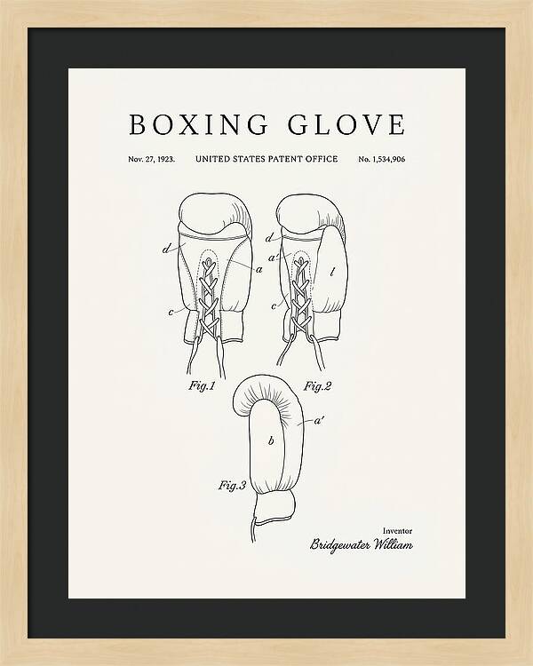 Boxing Glove Minimalist Patent Us1534906a