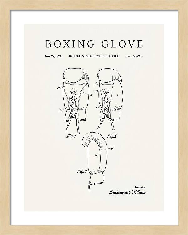 Boxing Glove Minimalist Patent Us1534906a