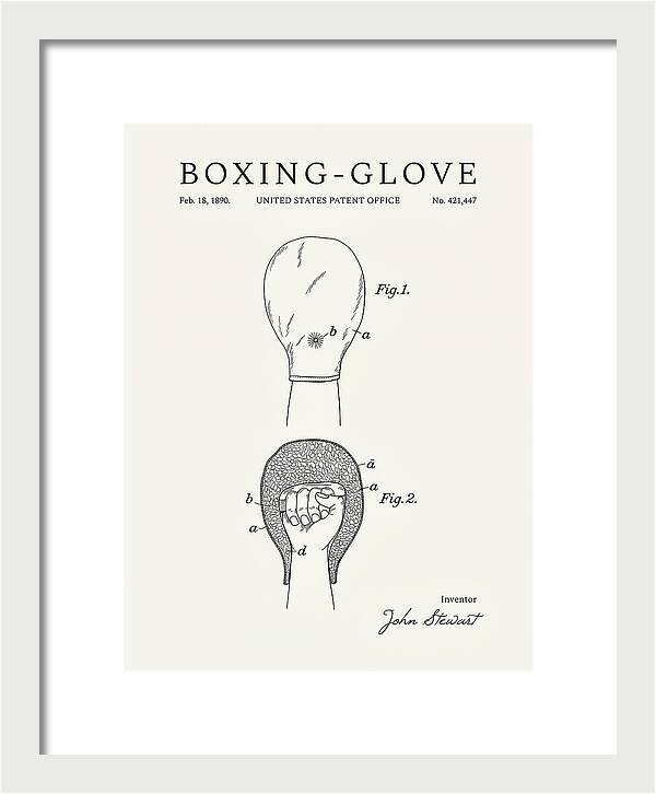 Boxing Glove Minimalist Patent Us421447a
