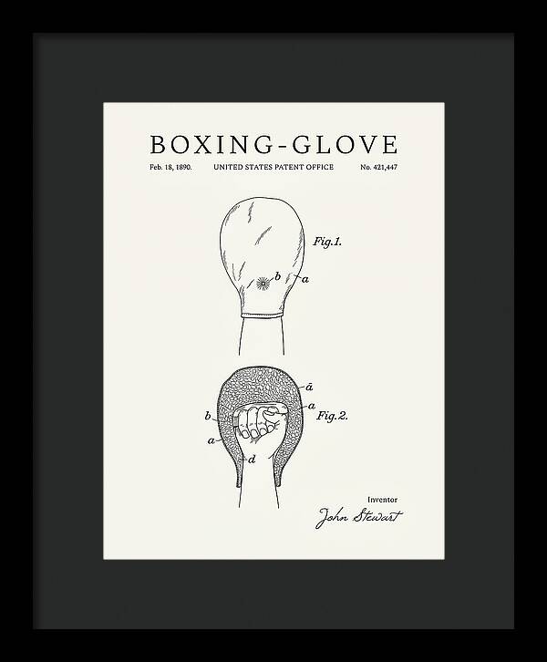 Boxing Glove Minimalist Patent Us421447a