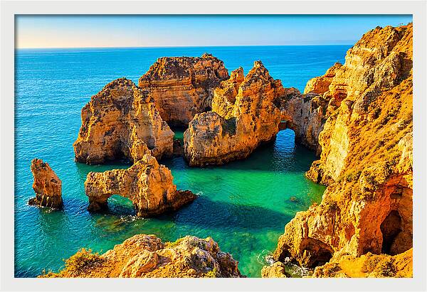 Breathtaking Cliffs Of Ponta Da Piedade