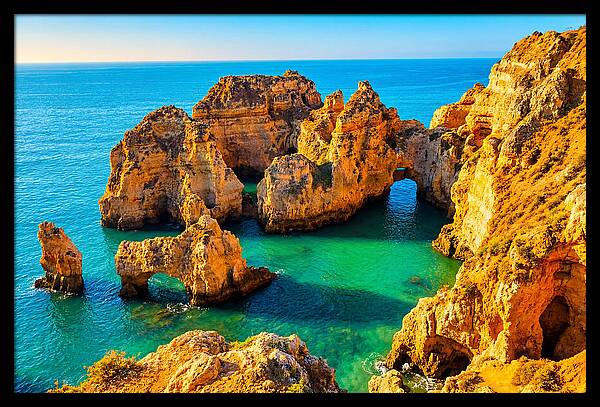 Breathtaking Cliffs Of Ponta Da Piedade