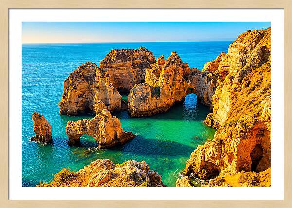 Breathtaking Cliffs Of Ponta Da Piedade