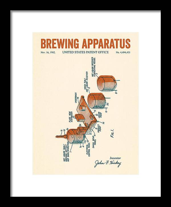 Brewing Apparatus Retro Patent Us4494451a