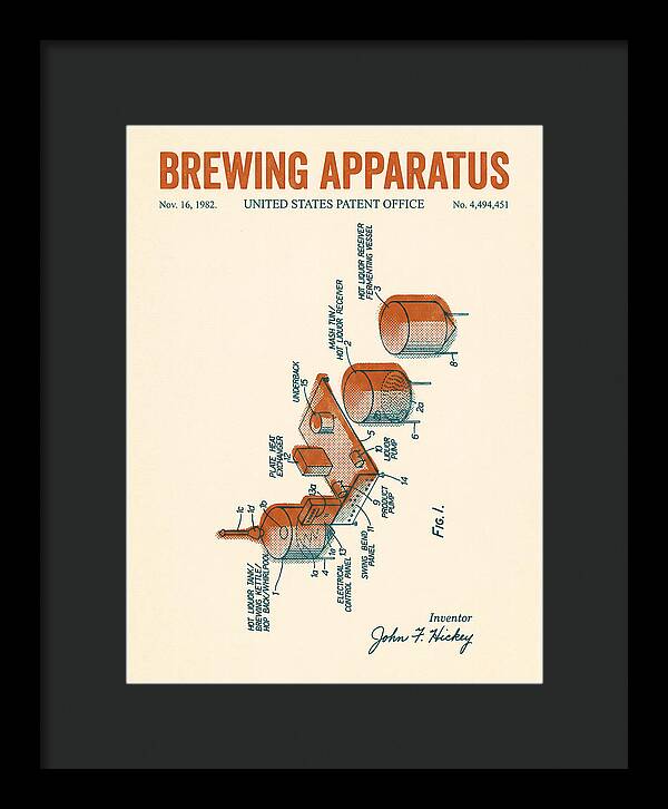 Brewing Apparatus Retro Patent Us4494451a