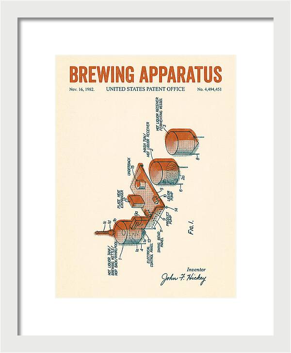 Brewing Apparatus Retro Patent Us4494451a