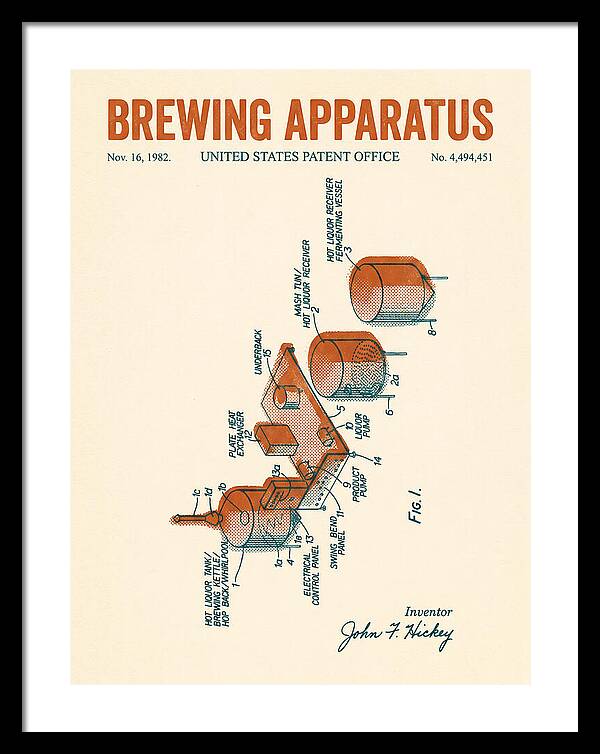 Brewing Apparatus Retro Patent Us4494451a