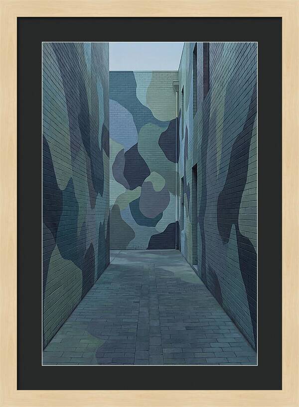 Brick Alleyway Mural