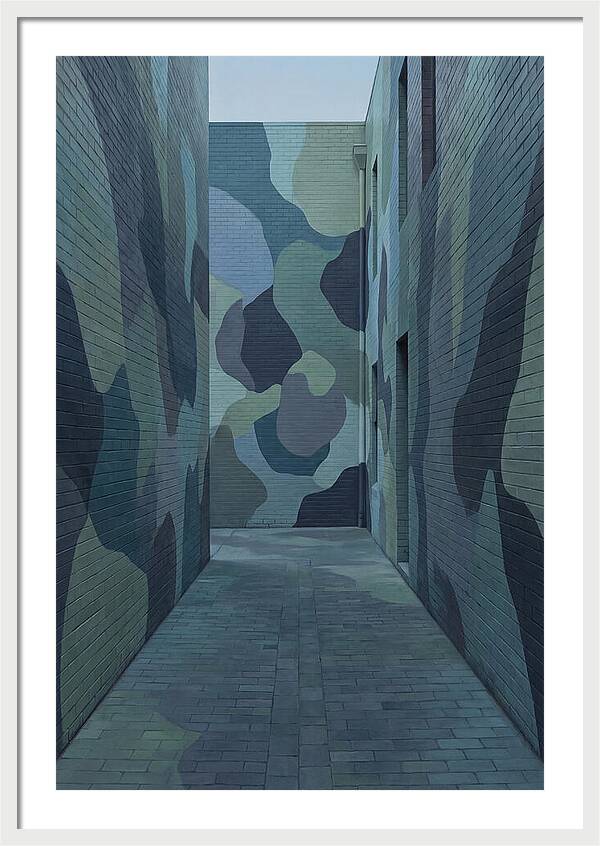 Brick Alleyway Mural