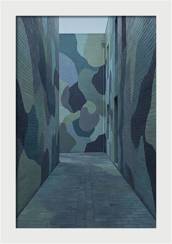 Brick Alleyway Mural