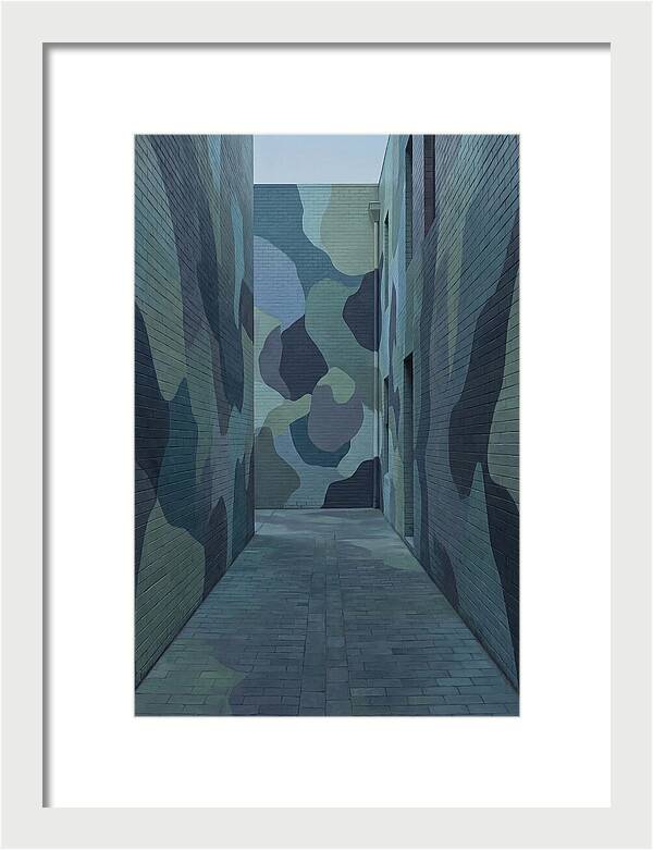 Brick Alleyway Mural