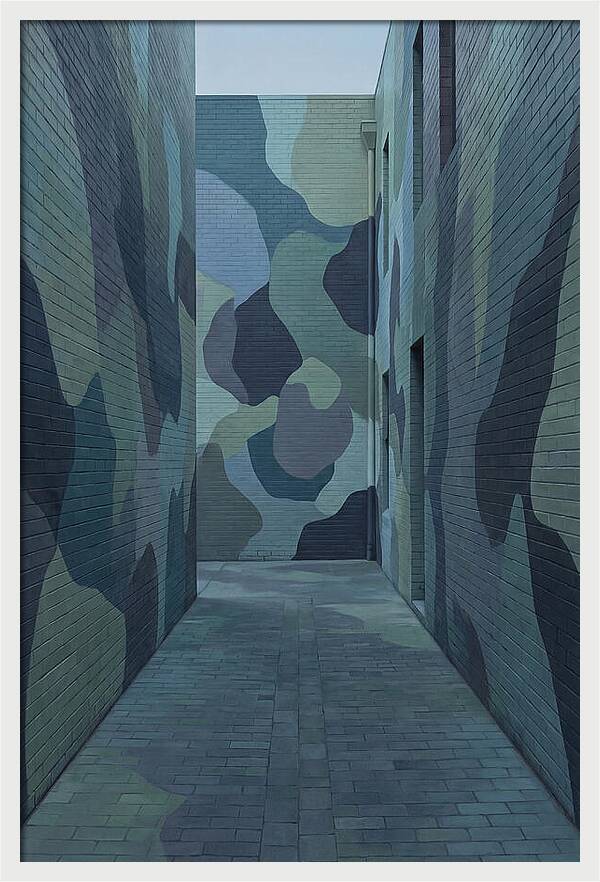 Brick Alleyway Mural