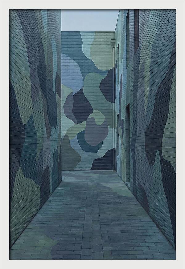 Brick Alleyway Mural